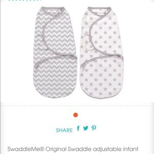 2 pack swaddle me infant swaddle S/M